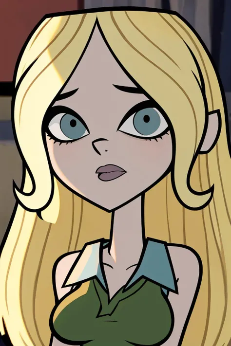 masterpiece, best quality, Mature female, <lora:Dawn_Total_Drama_v2:.7> Dawn_Total_Drama, headshot