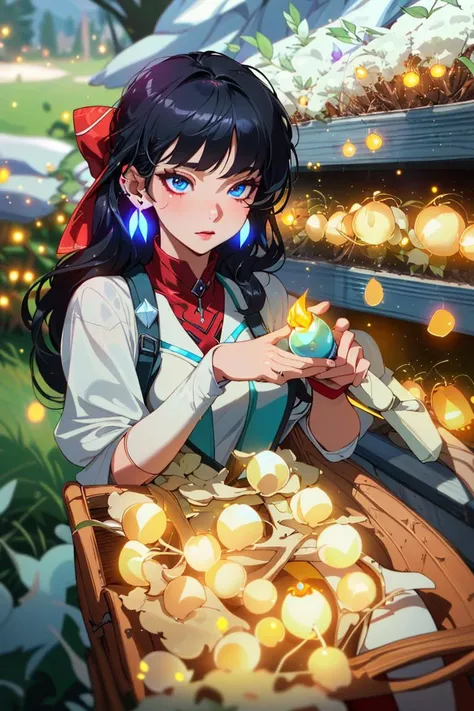 (best quality:1.4), anime, solo, A girl in supermarket gyoza dumplings jiaozi <lora:add_detail:1>