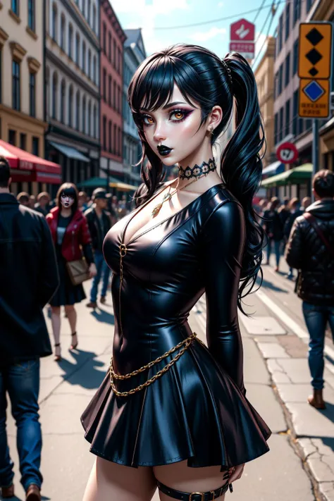 Big titty goth girl