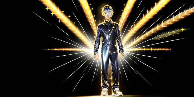 (masterpiece, high quality,shiny skin:1.2),vivid color,high contrast,(1boy:2.4),sahorismt,long hair,blunt bangs,black hair,
BREAK
punk,rapper,street wear,hip hop,oversized shirt,t shirt,baggy oversized joggers,sneakers,oversized,dynamic pose,
<lora:1.5-ååçº¿æ¡:0.5>,