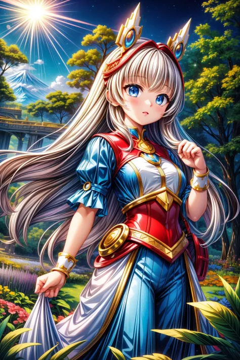 1girl, magnificent Cosplay Photograph, dense indoors and fauna, stylized, landscape of a [Intellectual:Minimalist:3] Jealous ([The Wall of the Night's Watch:Plateau:3]:1.3) in the distance there is a Botanical Garden, Stars in the sky, Realistic, Proud, Action Painting, Lens Flare, sharp and in focus, Fuji superi400, L USM, Electic Colors, crisp lines, hearthstone artwork, highly detailed, UHD