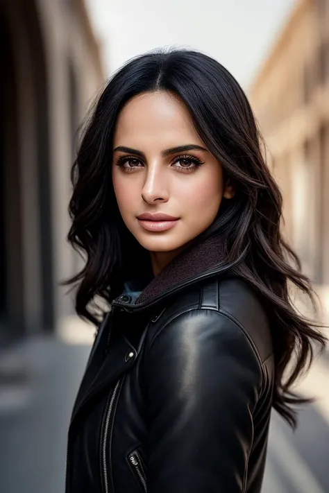 photo of beautiful (amalmah3r:0.99), a woman in a (factory:1.1), perfect hair, hair blowing in the wind, wearing (outerwear:1.2), modelshoot style, (extremely detailed CG unity 8k wallpaper), professional majestic (photography by joel meyerowitz:1.1), (Sony a7S III Mirrorless Camera), 24mm, exposure blend, hdr, faded, extremely intricate, High Detail, Sharp focus, dramatic, soft cinematic light, (looking at viewer), (detailed pupils), cute smile, 24mm, 4k textures, soft cinematic light, adobe lightroom, photolab, elegant, ((((cinematic look)))), soothing tones, insane details, hyperdetailed, low contrast