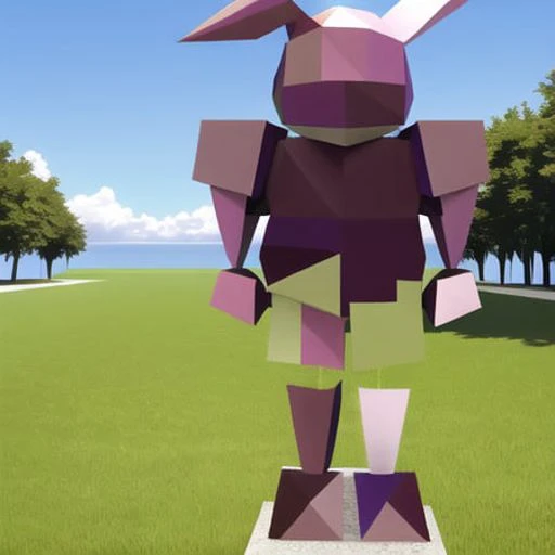 masterpiece, best quality, fighting_polygon_team, Best girl, bunny ears, skirt, parking lot background, absurdres, solo