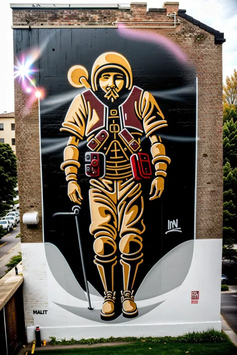 photo of a award winning street art , graffiti ,( street_art )