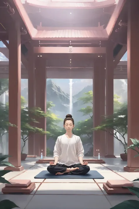 Tech-Infused Meditation Temple