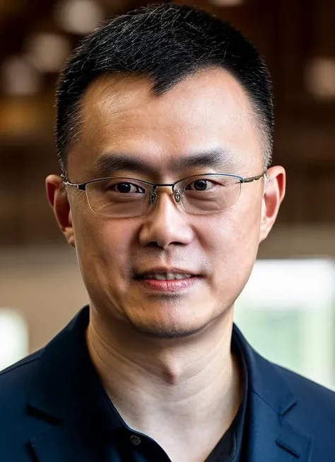 (masterpiece, best quality, awards winner) man, close up portrait Changpeng Zhao Binance CEO, glasses, 1 man, epic character composition, by ilya kuvshinov, alessio albi, nina masic, sharp focus, natural lighting, subsurface scattering, f2, 35mm, film grain
<lora:CZ_2_CH:0.85>