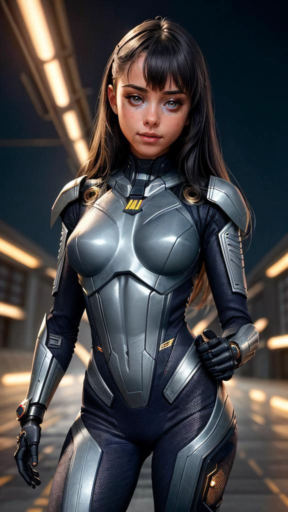 1girl, science fiction, static, electrical discharge, OverallDetail , mad1sonbeer