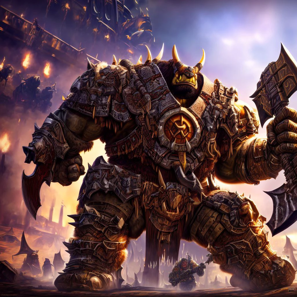 Masterwork Painting, Magnum Opus,
<lora:OrcWarrior:0.8> orcw , holding crude axe, massive pauldron, battle stance,
<lora:Biomechanicals_v2_lora1500:0.75> hnsrdlf style, fused flesh,
highres, 8k, uhd, High Dynamic Range, tonemapping, crisp details, intricate details, fine details