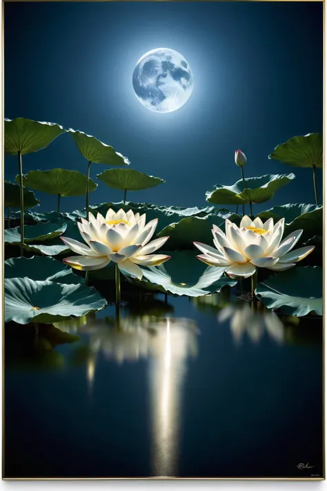 ral-chrome,<lora:ral-chrome-sdxl:1>,
Lotus Pond Moonlight,