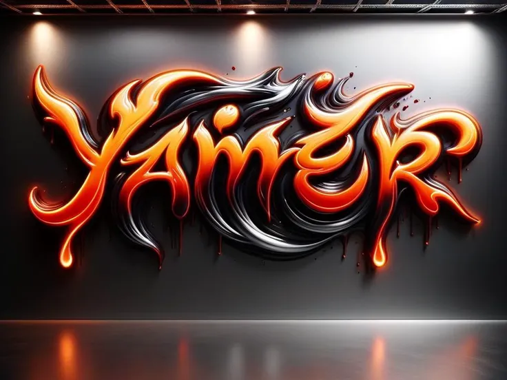 "YAMER" text logo <lora:Harrlogos_v2.0:0.75> calligraphy, thick lines, metal backdrop <lora:ral-lava-sdxl:0.6> ral-lava <lora:ral-chrome-sdxl:0.6> ral-chrome