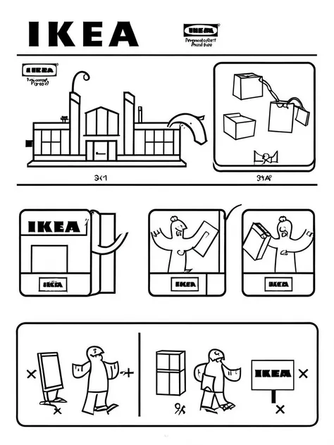 IKEA shopping <lora:ikea_instructions_xl_v1_5:1>