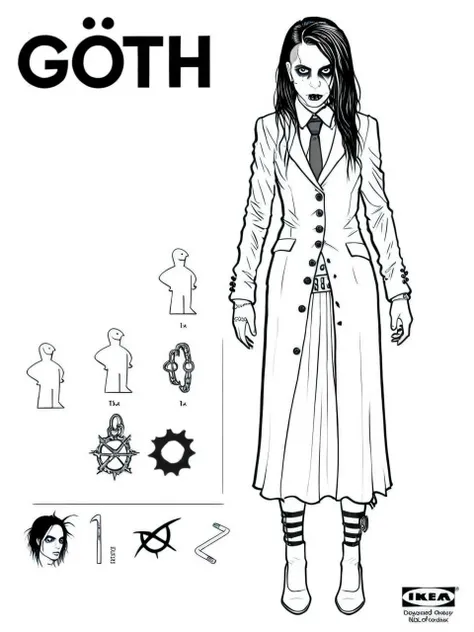 goth girl <lora:ikea_instructions_xl_v1_5:1>