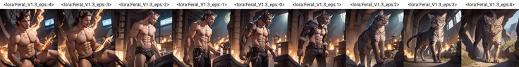 werecat, solo, <lora:Feral_V1.3_eps:-4>