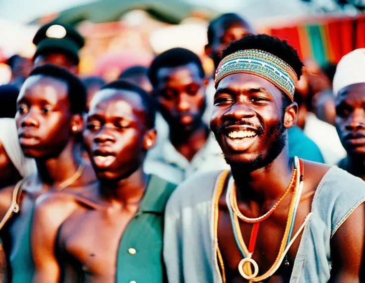 photograph from reggae sunsplash in the 1990s, sharp focus, cinestill 800t, documentary film footage, high resolution photography, supple skin pores, real person, detailed skin texture