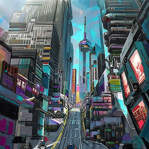 mksks style, cyberpunk city, <lora:city-dpep2-768:1>