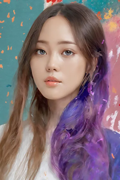 Colorful, multiple colors, intricate detail, splash screen, photorealistic, intricately detailed fluid gouache painting, calligraphy, acrylic, watercolor art,
masterpiece, best quality, 1girl, <lora:kwFemale_Beta40-SDXL_v1:1>, chinese,waifu