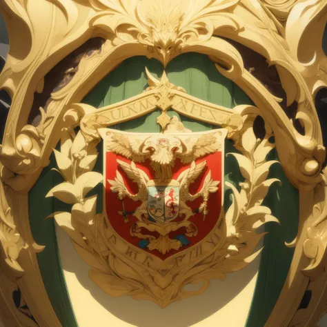 (best quality),(masterpiece),(ultra detailed),(highres), futuristic, emblem, coat of arms,