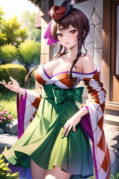 (masterpiece), (best quality), (ultra-detailed), yugiri, 1girl, <lora:Yugiri:0.8>, cowboy shot