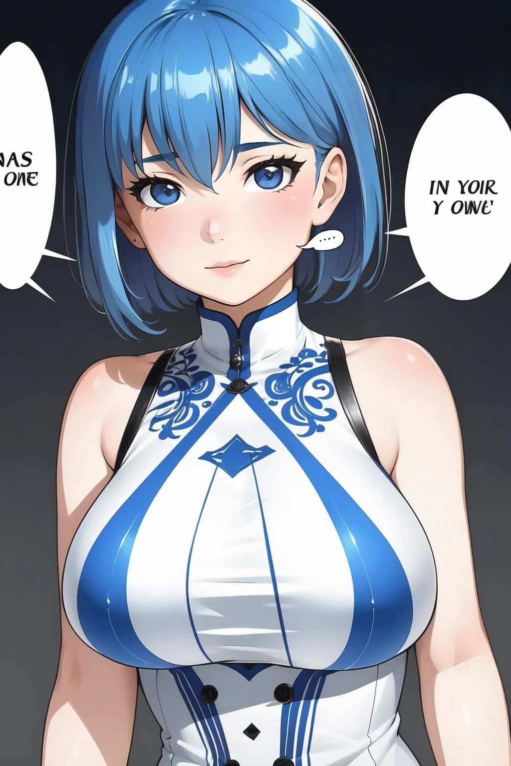 (masterpiece, best quality), intricate details,
1girl, <lora:1653810788086709897:0.8> masterpiece, Best Quality, 1girl, large Breasts, Short Hair,
<lora:1655868092718746668:0.8> speech bubble,