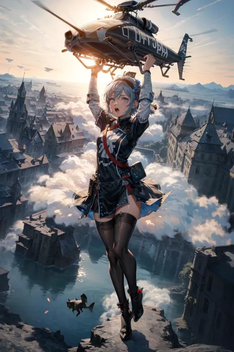 absurdres, (best quality), (masterpiece),(ultra-detailed:1.2),(photorealistic:1.1),ultra high res,(wide shot:1.1), full body,
sky,
1girl,floating,(helicopter:1.1),
short hair,wind,shocked,open mouth,crying,
<lora:Paragliding:0.8> , arms up, flying, in the air, holding, holding with both hands,
<lora:anime_minimalist_v1-000020:-0.2>
<lora:flat2:-0.5>, <lora:LowRa:0.3> ,