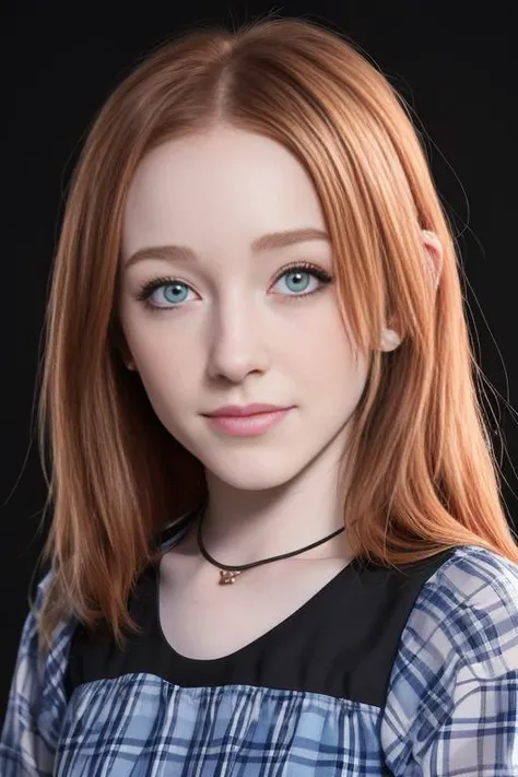 portrait of DEN_madi_collins, headshot, face focus, black background, plain top,
photorealistic, detail, high detail
