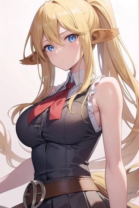 centoreashianus, <lora:centoreashianus-lora-nochekaiser:1>,
centorea shianus, animal ears, blonde hair, blue eyes, centaur, horse ears, horse tail, long hair, monster girl, ponytail, tail,
BREAK sleeveless, shirt, white shirt, neckerchief, red neckerchief, collar, skirt, black skirt,
BREAK looking at viewer,
BREAK outdoors,
BREAK <lyco:GoodHands-beta2:1>, (masterpiece:1.2), best quality, high resolution, unity 8k wallpaper, (illustration:0.8), (beautiful detailed eyes:1.6), extremely detailed face, perfect lighting, extremely detailed CG, (perfect hands, perfect anatomy),