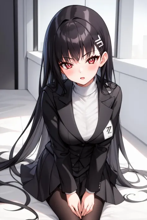 1girl, rioformal, uniform, <lora:Rio:1>,, , Medium Shot, Ground Level Shot,