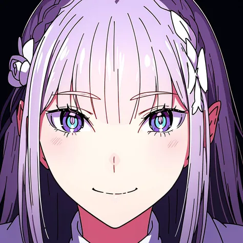 best quality, highres,ultra-detailed, solo_focus, <lora:EmiliaV7:1>, Emilia,close-up, eye focus, detailed intricate eyes, deep detailed eyes, light blue pupils,  purple eyes