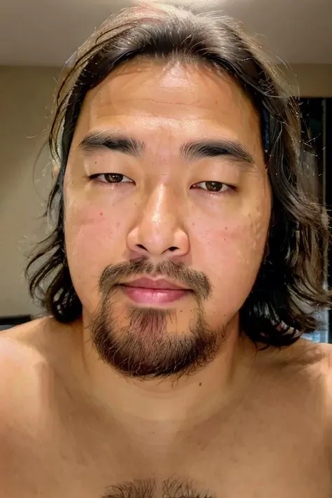 Selfie512 of a man,RAW photo ,(high detailed skin:1.2),8k uhd, dslr, soft lighting, high quality, ultra realistic, best quality, ultra high res, bangs, indoors, detailed face, detailed black hair, detailed eyes,