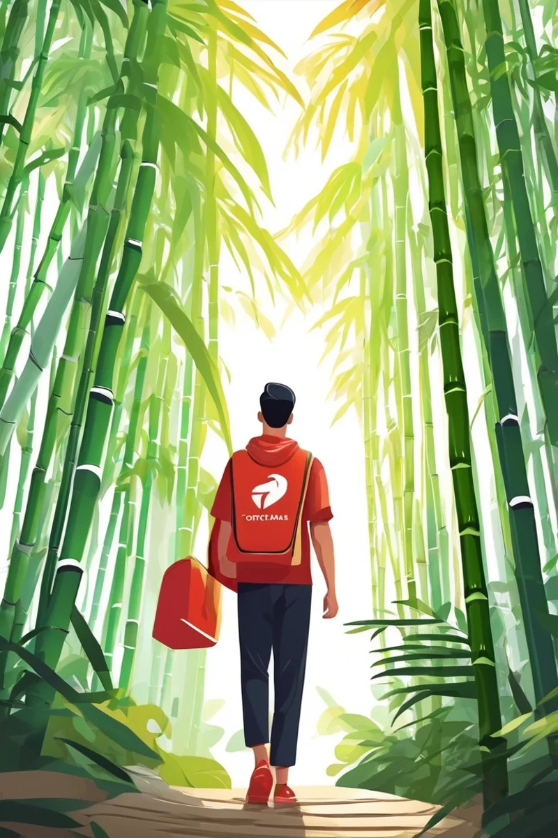 flvcil09 style <lora:style_09_sleek_sharpie_l0-x_flvcil09_style:1>, man standing,
lifeguard, epic,
Bamboo forest and light filtering through,
high quality, masterpiece, highres,