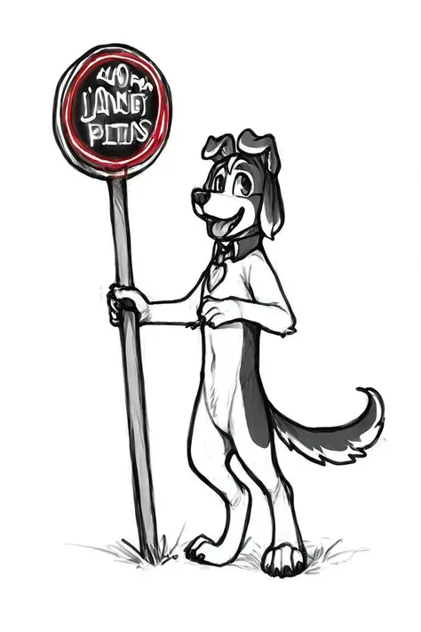 flvcil15 style <lora:style_15_line_art_l2-p_flvcil15_style:1>, dog standing,
engineer, fascinating,
Classic diner and neon sign,
high quality, masterpiece, highres,