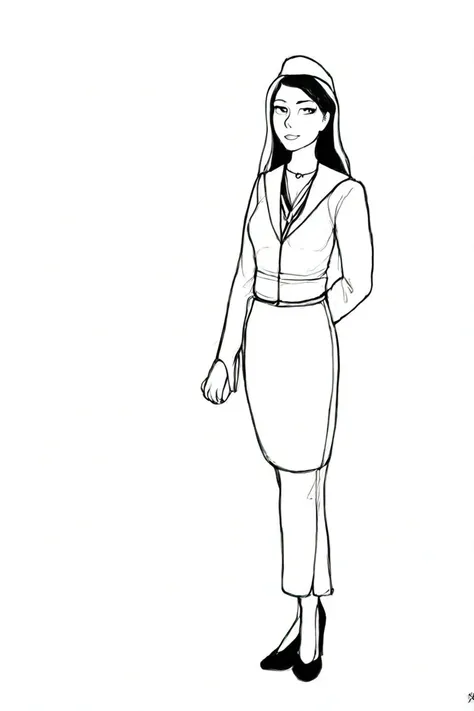 flvcil14 style <lora:style_14_mono_sketch_l1-p_flvcil14_style:1>, woman cluseup  standing, 
sailor, elegant,
Snowy mountain lodge and ski slopes, 
high quality, masterpiece, highres,