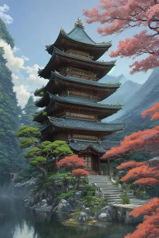 国画山水和水墨山水Chinese Landscape Art