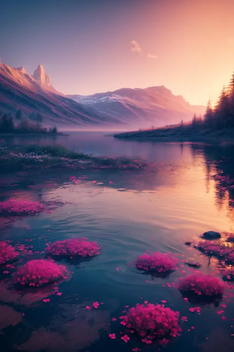 (top quality,8k wallpaper),(masterpiece,best quality:1.2),(high_resolution:1.2),(ultra details:1.2)
a beautiful girl, nude, blonde long hair, (sagging breasts), (full body)
in a dark and ominous landscape of floating flowers with shallow reflective water to the horizon
<lora:add_detail:1> <lora:hairdetailer:1> <lora:GoodHands-vanilla:1>