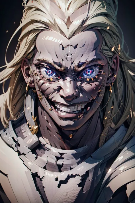 Masterpiece, highest quality, ultra realistic, intricate details, 8k, 4k, lumen, ray tracing, professional illustration of andy bogard, upper body shot, face focus, nice_smile, glowing eyes,<lora:EvilLoRA:1>, <lora:AndyBogard:1>, translucent skin, <lora:translucent_skin:0.6>, <lora:add_detail:1>, loraeyes,<lora:Loraeyes_V1:1>