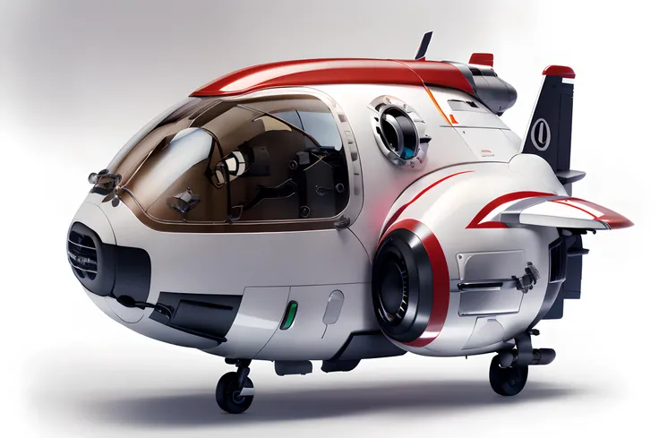 (masterpiece, top quality, best quality, official art, beautiful and aesthetic:1.2),(8k, best quality, masterpiece:1.2), CGcuteplane asw, no humans, (white background:1.3), simple background,science fiction, vehicle focus, shiny, robot<lora:CGcuteplane asw:1>