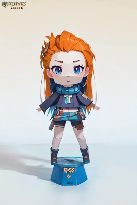 masterpiece, best quality, illustration,
 (disheveled hair),[orange hair:purple buttom hair:0.8],forehead,zoe,long hair,multicolored hair,blue and purple  eyes,
Paper, card, stiff card, colored cardboard, origami, paper model, sharp edges, low poly, rough paper texture. Highres, high resolution, sharp focus, low detail, soft lighting,full body,