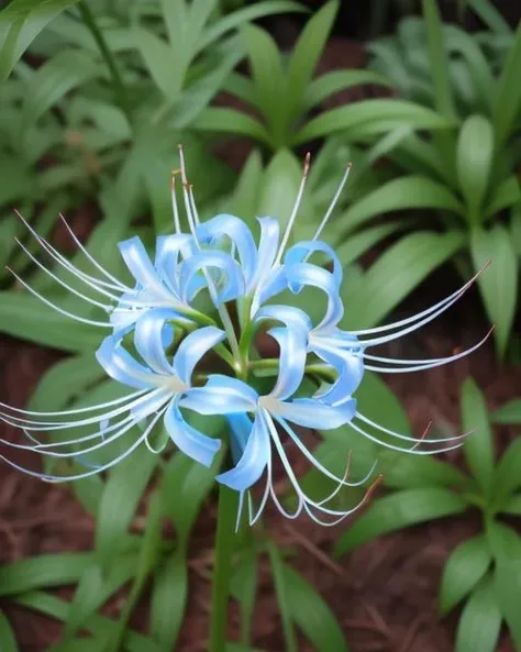 <lora:Spider_Lily:0.7> , lily, blue_flower, spider_lilly, wspl