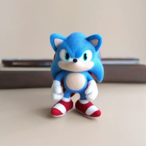 <lora:ç¾æ¯æ¯¡:1>,wool felt,sonic (series),, 8k,Highly detailed,Digital photography,High definition,