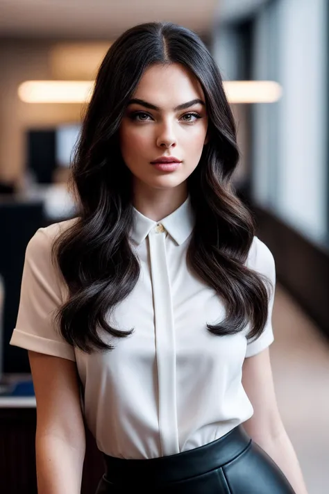 DevaC_SoloTI_v1,
(A chic pencil skirt in a sophisticated hue, paired with a crisp blouse for a professional yet elegant ensemble:1.1), ((In a sleek office lobby, surrounded by sleek furniture and the soft glow of modern lighting:1.2)), (seductive), photorealistic, masterpiece, high quality, artistic, unique, award winning photograph, professional, 8k, RAW photo, best quality,flattering, (cinematic:1.3) shallow DOF, depth of field,sharp focus,
 <lora:add_detail:0.6>, PA7_Portrait-MCU,