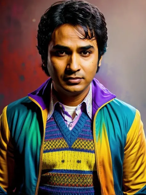 Rajesh768, full body , colorfull clothing, detailed eyes, photography, trending on artstation, sharp focus, studio photo, intricate details, highly detailed, by greg rutkowski <lora:Rajesh768-000450:0.5>