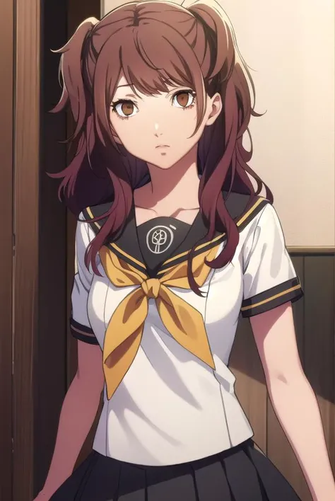 risekujikawa, <lora:rise kujikawa s1-lora-nochekaiser:1>,
rise kujikawa, long hair, red hair, twintails, (brown eyes:1.5),
BREAK skirt, thighhighs, school uniform, serafuku, zettai ryouiki, yasogami school uniform,
BREAK indoors, classroom,
BREAK looking at viewer, (cowboy shot:1.5),
BREAK <lyco:GoodHands-beta2:1>, (masterpiece:1.2), best quality, high resolution, unity 8k wallpaper, (illustration:0.8), (beautiful detailed eyes:1.6), extremely detailed face, perfect lighting, extremely detailed CG, (perfect hands, perfect anatomy),