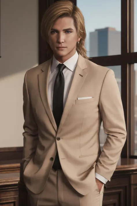 Best quality,masterpiece,ultra high res,1boy,dion_lesage,(business suit:1.2),looking at viewer,upper body,