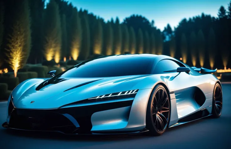 cinematic photo future sports car, HDR lighting . 35mm photograph, film, bokeh, professional, 4k, highly detailed