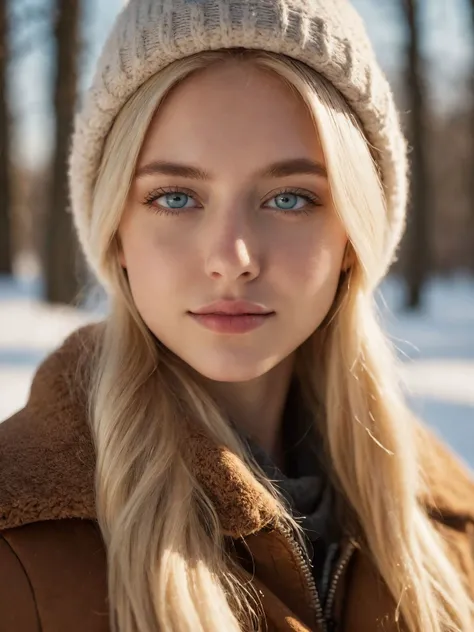 cinematic photo Close-up of an 18 year old blonde Swedish woman in a sunlight winter snow scenes, surreal film, (sarcastic smile:0.7), hyperrealistic mixed media photo of alphabet,perfect facial symmetry,dim volumetric lighting,8k octane beautifully detailed,post - processing,portrait,extremely hyper - detailed,intricate,epic composition,brown eyes,highly detailed eyes,realistic eyes,cinematic lighting,masterpiece,very very detailed,stunning,<lora:add-detail-xl:1.6> 35mm photograph, film, bokeh, professional, 4k, highly detailed <lora:lora-sdxl-perfect-eyes:0.6> (light blue eyes) <lora:PerfectEyesXL:0.5> (round Iris)