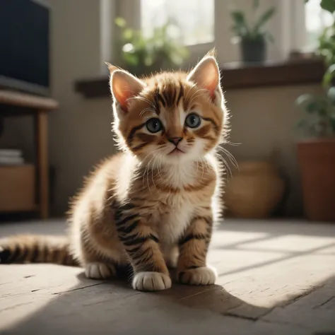 wide shot, cinematic photo cinematic photo The most amazing dream you ever had about a playful cat, Documentary photograph , highly detailed, ultra detailed, ultra realistic, trending on Artstation, Octane render, 8k, hyperrealistic, masterpiece, sharp focus, post processing, dslr, filmic photograph, cgisociety, Unreal Engine 5 . 35mm photograph, film, professional, 4k, highly detailed, cinematic photorealistic, 8k uhd natural lighting, raw, rich, intricate details, key visual, atmospheric lighting, 35mm photograph, film, professional, 4k, highly detailed .big iris, (kitten)