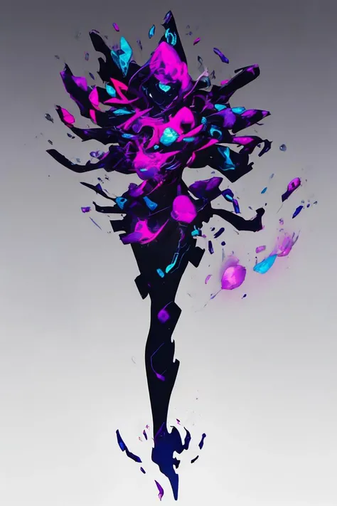 breathtaking full shot, hdr, dynamic lighting, (masterpiece, top quality, best quality, official art, beautiful and aesthetic:1.2),(8k, best quality, masterpiece:1.2), weapon, no humans, epic glowing acid short staff, fantasy, purple gemstone, light particles, reflective surface, still life, glowing weapon, floating, glowing, simple background, <lora:Mild detail adjusterV10:0.2> <lora:CGgameweaponicon gsw:1> CGgameweaponicon gsw (edgQuality:1), <lora:lcm-lora-sdv1-5:0.7>, masterpiece, award-winning, professional, highly detailed, Vector art, Vivid colors, Clean lines, Sharp edges, Minimalist, Precise geometry, Simplistic, Smooth curves, Bold outlines, Crisp shapes, Flat colors, Illustration art piece, High contrast shadows, Technical illustration, Graphic design, Vector graphics, High contrast, Precision artwork, Linear compositions, Scalable artwork, Digital art