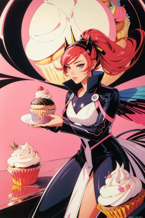 1girl, (designed by Syd Mead:1.3) and (Jean-André Rixens:0.7) and (Posuka Demizu:0.7) , vibrant Airbrush painting, lush lava pit with Petal, surreal, professionally shot of a Invigorating [Shaky|Offensive] White and Peach ([Snail:cupcake:4]:1.3) with Rubber formal suit, detailed Lomography background, at Blue hour, split diopter, Simple illustration, Happy, Vaporwave, dramatic lighting, L USM, Grayscale, Embroidery, dynamic composition, contest winner, Flickr