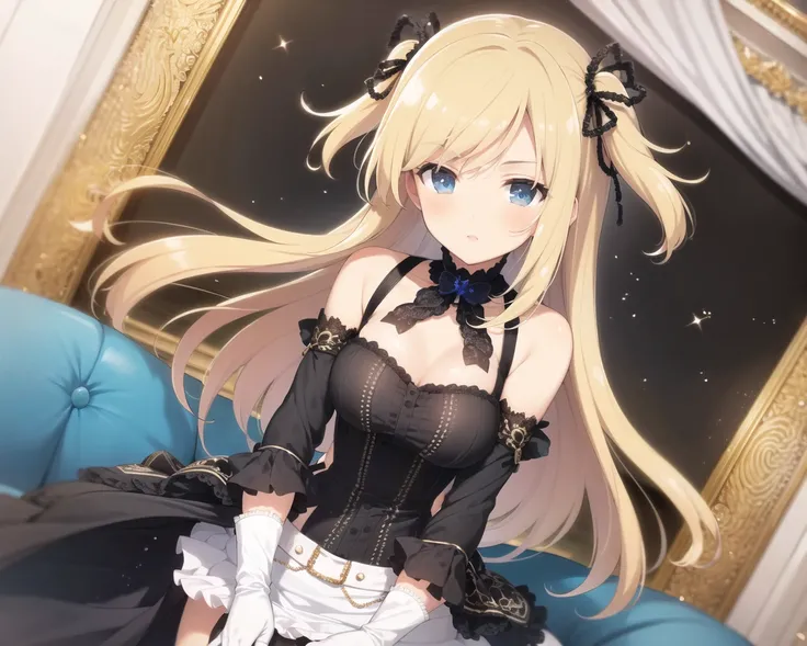 1girl, official art,