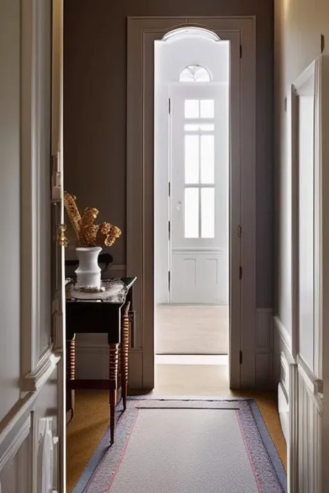 dvArchInteriorVictorian style, entry room, grand staircase, doorway, foyer, subtle details, 24mm, f1.8, shadows, sunset lighting, wide angle, award winning architecture photography, diffused light, soft light